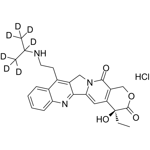 Belotecan-d7 hydrochloride (belotecan d7 hydrochloride) 1346598-22-8